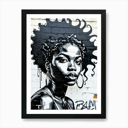 Quadro vintage graffiti murale - vintage,