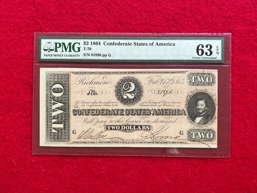 1864 2 csa - $2,