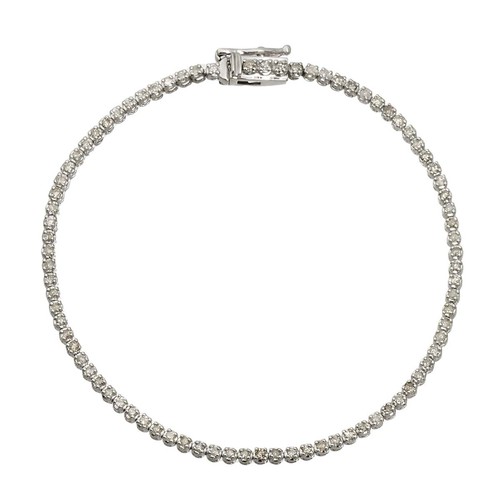 Bracciale con diamanti - 1,00, ct