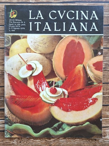 Agosto 1970 rivista - cucina, la