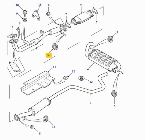 Rover 200 supporto in - mg,