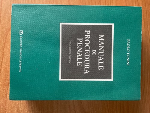 Manuale procedura penale - di,