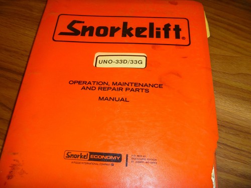 Snorkelift uno33d uno33g boom - uno33d,