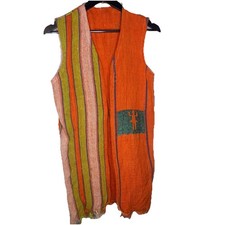 Gilet aperto vintage hippie
