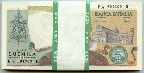 2000 lire mazzetta - lire, completa