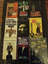 Ellery Queen Lot 8 Paperback +