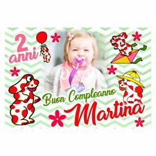 BANNER STRISCIONE COMPLEANNO - La Pimpa - PERSONALIZZATO