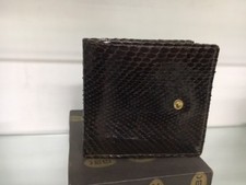 portafoglio in pelle di pitone