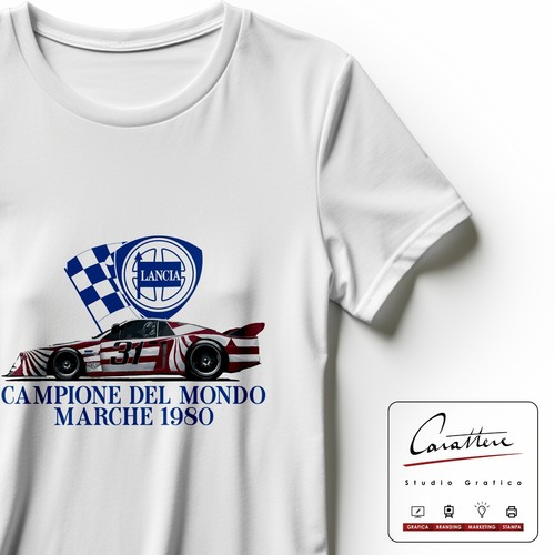 Shirt maglia auto lancia - t-shirt,