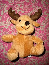 G # DOUDOU RENNE ELAN - FAMILY NOVOTEL marron - 20 CM TTBE