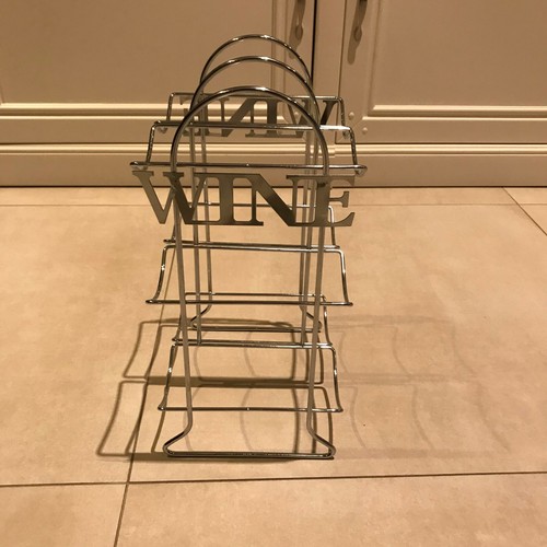 Porta bottiglie acciaio - bottiglie, in