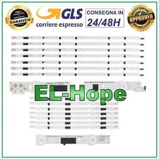 KIT 14 BARRE STRIP LED PER TV 40" SAMSUNG UE40F6200 / UE40F6350A / UE40F6400A 