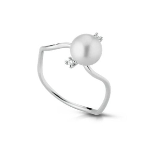 Anello perle oro brillante - anello,