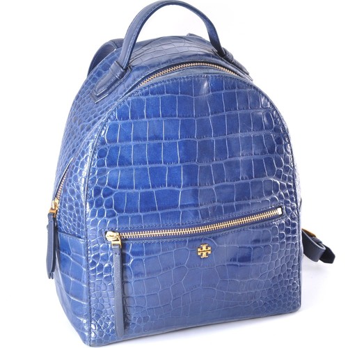 Zaino tory burch blu effetto - zaino,