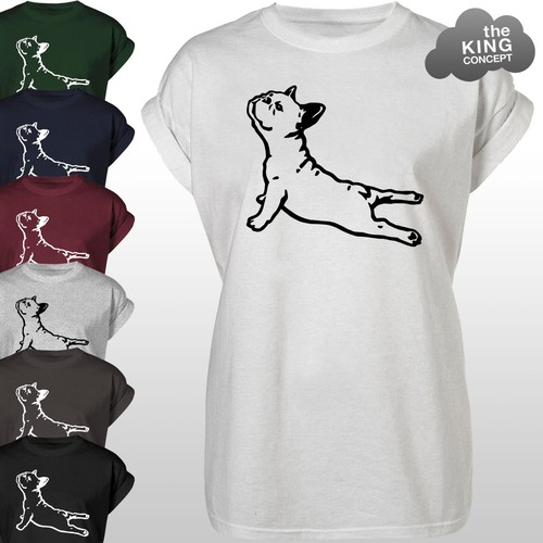 Bulldog francese yoga posa - bulldog,