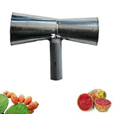 RACCOGLI FICHI D'INDIA ATTREZZO ZINCATO SENZA MANICO TIPO PESANTE ARTIGIANALE