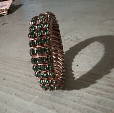 Bracciale Elastico da Donna in Pietra Verde Naturale Australian Made