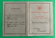 Tessere CROCE ROSSA ITALIANA