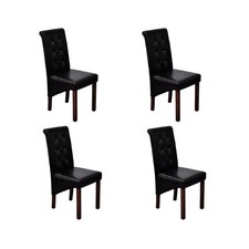vidaXL Sedie da Pranzo 4 pz