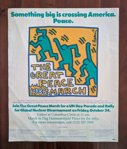 Poster vintage originale 1986 - poster,