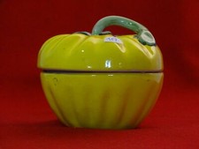 ?FORMAGGIERA PEPERONE IN TERRA COTTA SMALTATA EPOCA 1950/60 -  A-167