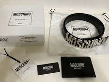 CINTURA UOMO MOSCHINO PELLE DI