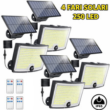 4 Fari Faretti Pannello Solare