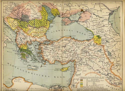 Antica mappa 1893 - antica, storia