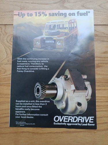 Land rover overdrive brochure - land,