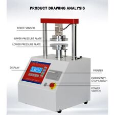 Macchina di prova pressa ad anello per bordi microcomputer cartone cartone cartone tubo di carta