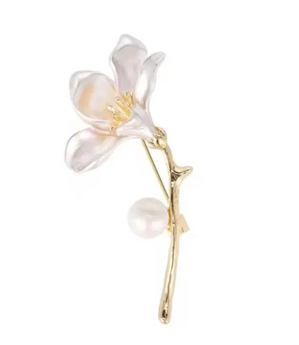Spilla stile vintage - fiore, di