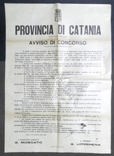 Provincia di Catania - Avviso