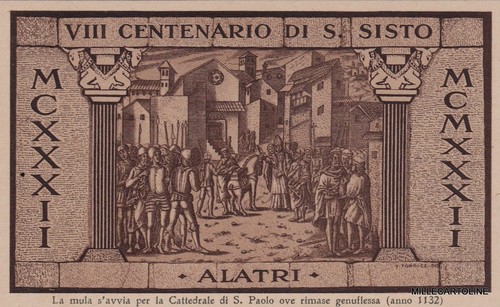 Alatri 1932 viii centenario - #,
