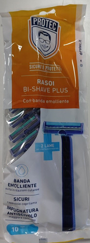 100 lamette bilama plastica - lamette,