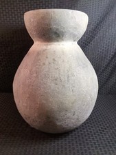 Vaso vaso di Imperfettolab - grigio composito unico 16" alto x 12,5" diametro 