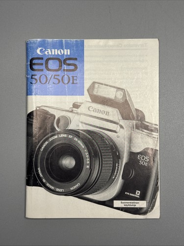 Canon eos 50e - canon, käyttöohje