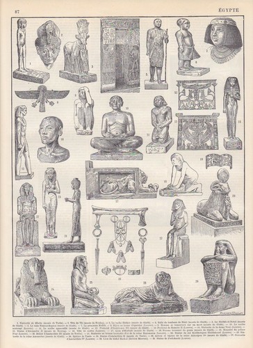 Egitto storia faraoni sculture - egitto,