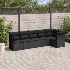 6-tlg. Garten-Sofagarnitur mit