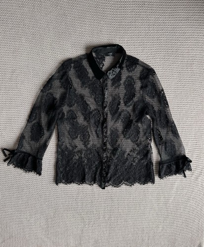 Camicia donna pizzo floreale