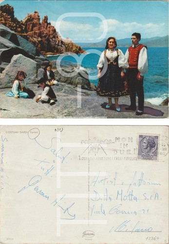 Costumi sardi tortoli - sardi,