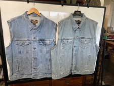 Gilet Harely Davidson Lui e Lei Denim - 2XL e XL - Pronto per le tue toppe!