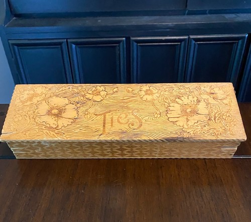 Cravatta vintage legno - cravatta,