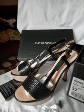 Giorgio armani sandalo nero - armani,