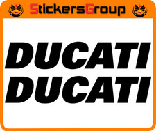 COPPIA ADESIVI SCRITTA DUCATI