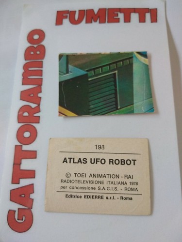 Figurine atlas ufo robot 198 - atlas, n.198