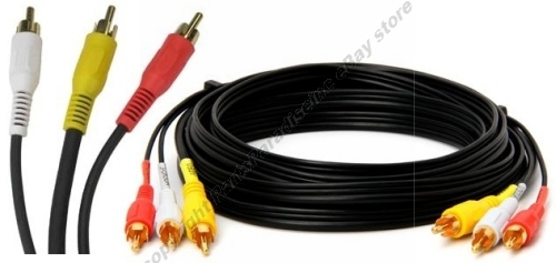 Cavo audio video rca - e, triplo