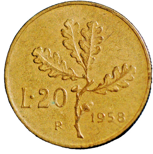 Italy lire 1958 - 20,
