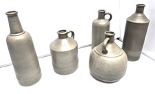 Stock 5 Vasi Ceramica Grigi