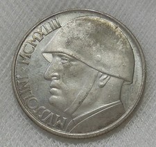 ITALY MUSSOLINI 20 LIRE