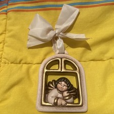 Thun,formella Con Angelo, Cm 10x7